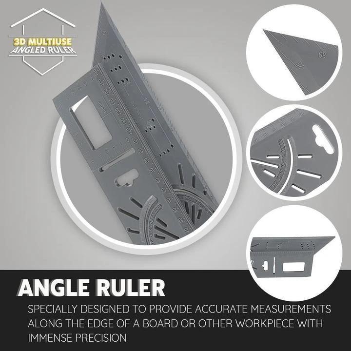 Hot Sale-3D Multi-Angle Measuring Ruler
