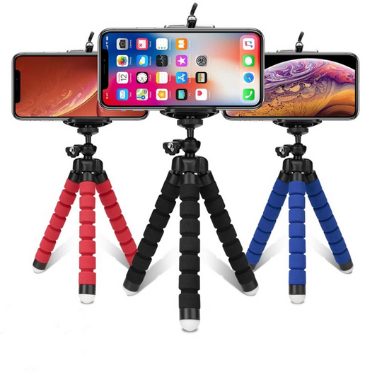 Tripod Octopus Sponge Mobile Phone Holder