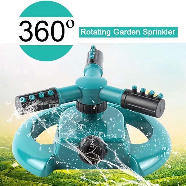 360-Degree Rotating Garden Sprinkler