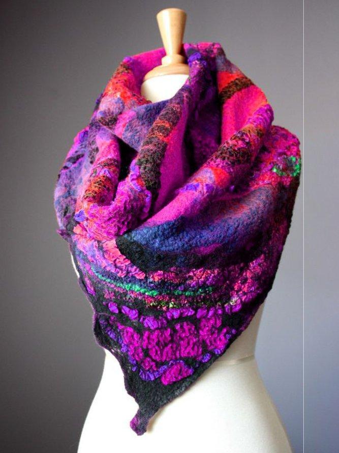 Women Polyester Winter Holiday Scarves