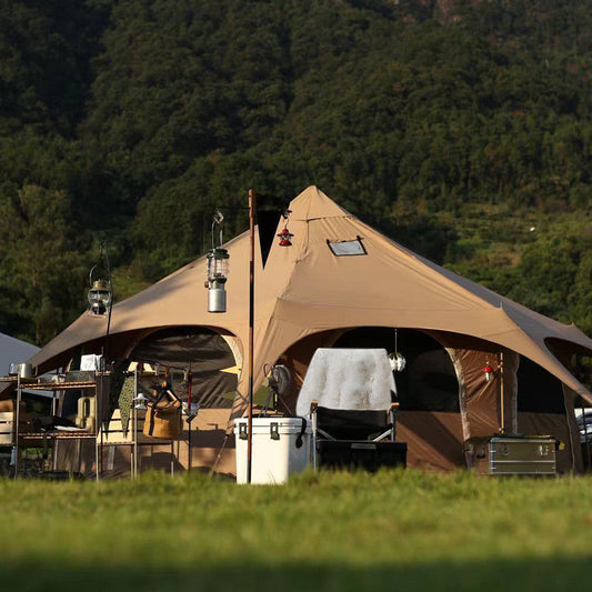 8-12 Persons Wholesale Party Events Custom Logo Camping Tent 5-12 Persons Tent Outdoor Camping Tents