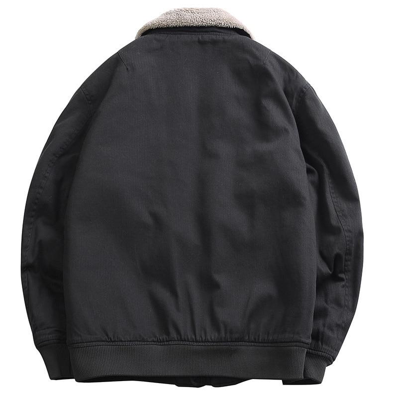 Warm Thick Fleece Parkas Jacket Coat