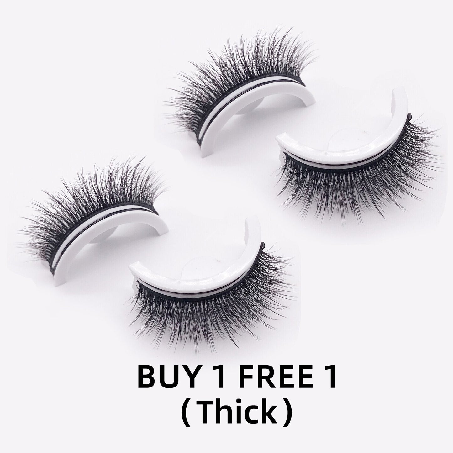 🎄Buy 1 Get 1 Free🎄Waterproof & Reusable Self-Adhesive Eyelashes.