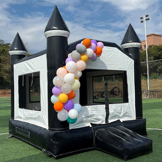 Black kids inflatable bounce house