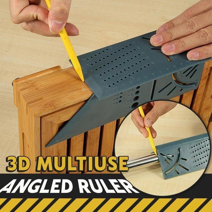 Hot Sale-3D Multi-Angle Measuring Ruler