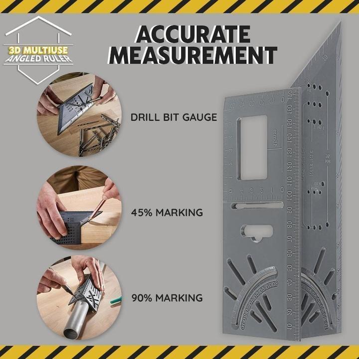 Hot Sale-3D Multi-Angle Measuring Ruler